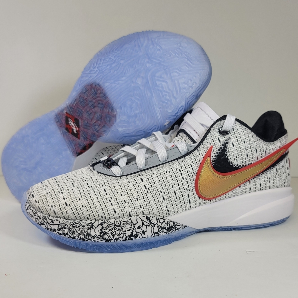 Nike Lebron XX 20 ‘The Debut’ White Gold US Men's Sizes DJ5422-100 New